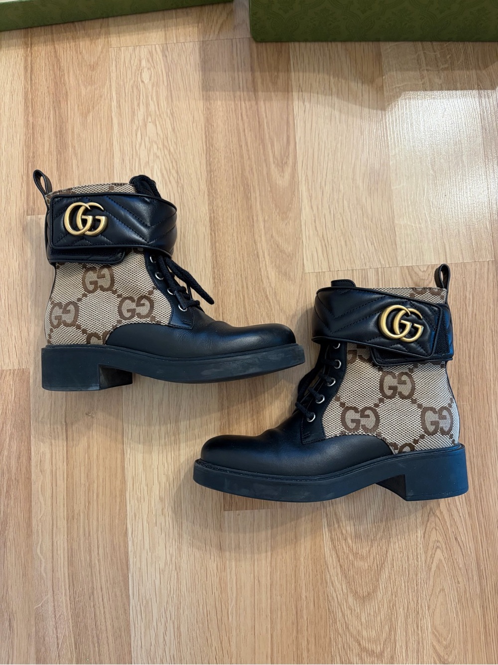 Gucci Marmont Lace Up Women’s Boots - Picture 3 of 12